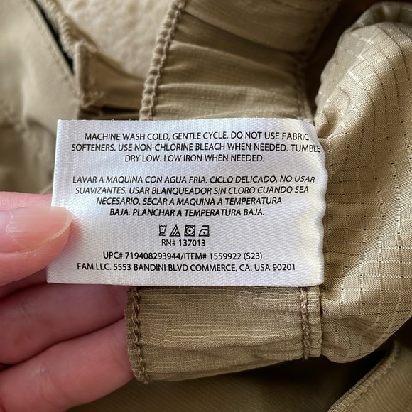 Banana Republic Men’s Comfort Flat Front Shorts 34 Khaki Tan 9’’ Inseam Casual - Picture 4 of 14